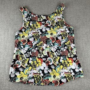 Volcom Top Womens Top Medium Weirdette Fruit Sleeveless Skater Beach Summer Boho